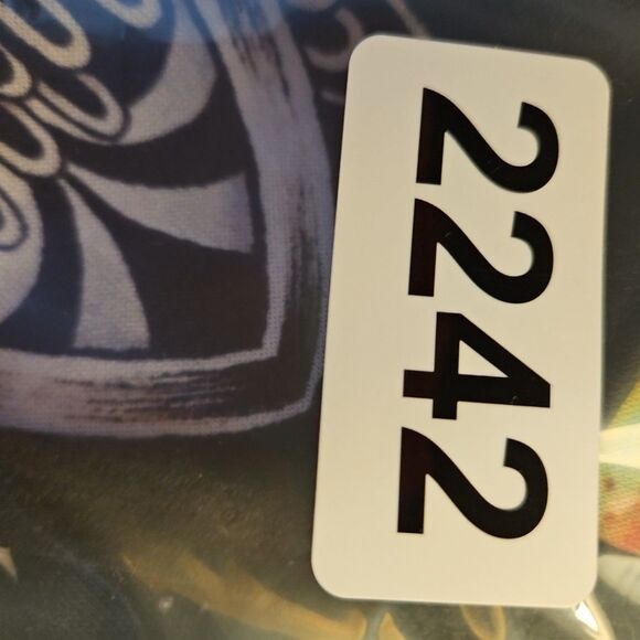 Electro threads hoodie Men's Med unicorn multicolored Y2K USA - Picture 9 of 10